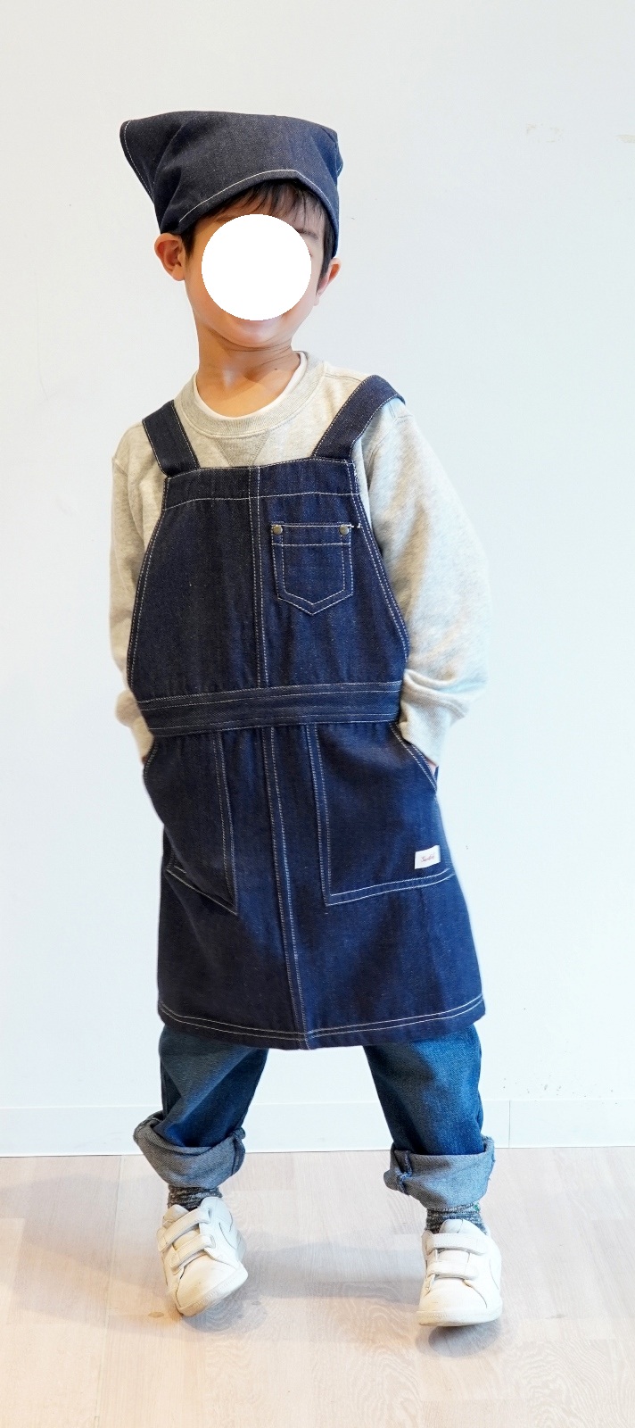デニムボックス　キッズエプロンＭ