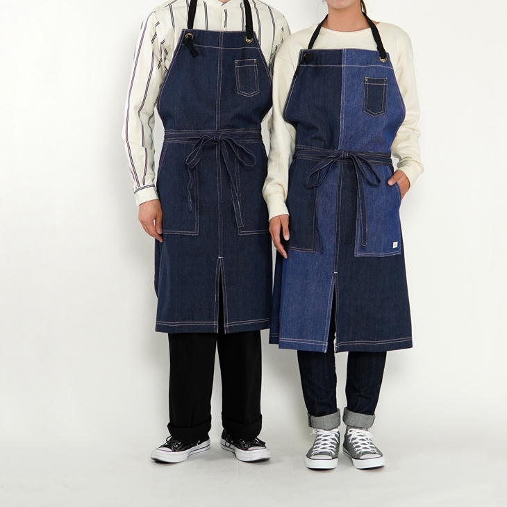 デニムボックス　ロングエプロン