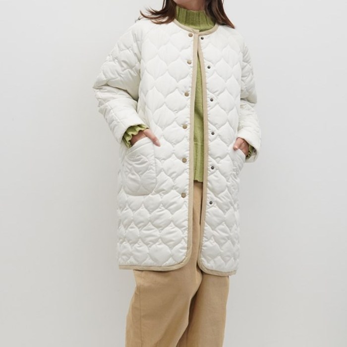 キルトオーバー　2WAYロングコート