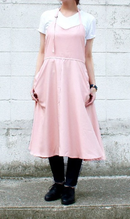 メル　ロングエプロン