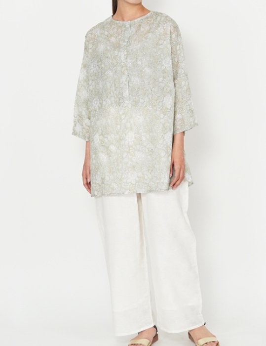 ウィービングドット　ワイドパンツ