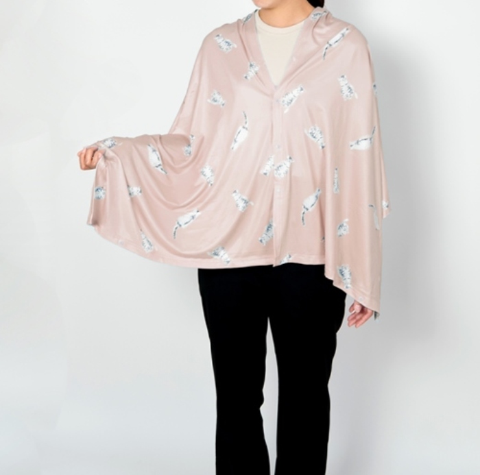 アメリ　ひんやり折りたためるストール